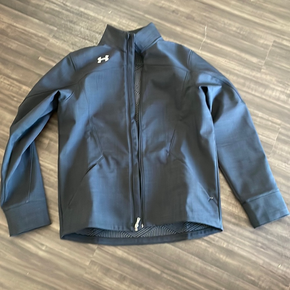Mens black under armour coat - size medium